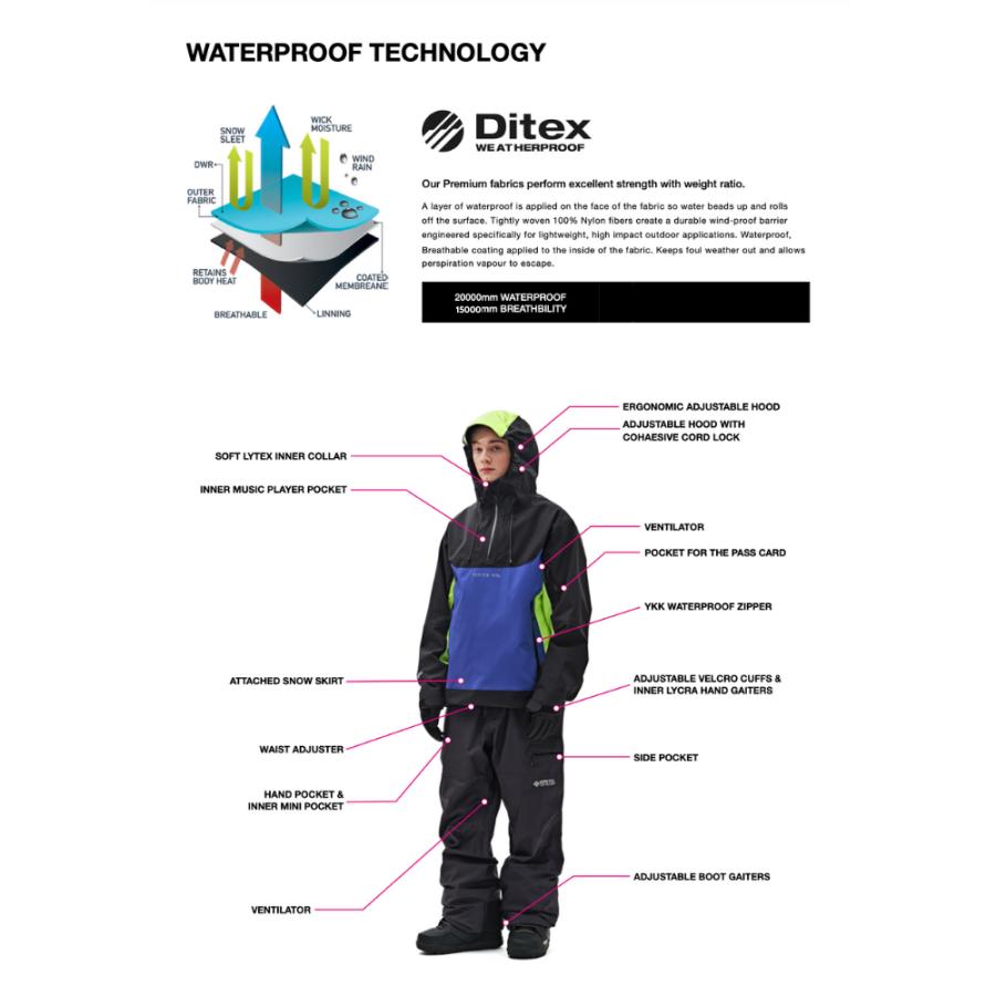 DIMITO VTX 2L ES ANORAK JACKET 防水 ジャケット ライト