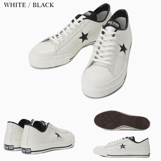 ONE STAR コンバース ワンスター J OX CONVERSE ホワイト/ブラック 