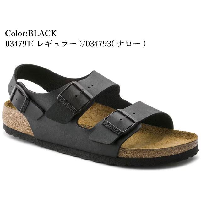 Birkenstock サンダル Milanoミラノ　レギュラー　ブラック28㌢ BIRKENSTOCK（ビルケンシュトック） ミラノ BIRKENSTOCK MILANO