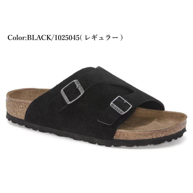 ビルケンシュトック チューリッヒ ブラック ミンク BIRKENSTOCK ZURICH 1025045 1023842 メンズ レディース サンダルの画像