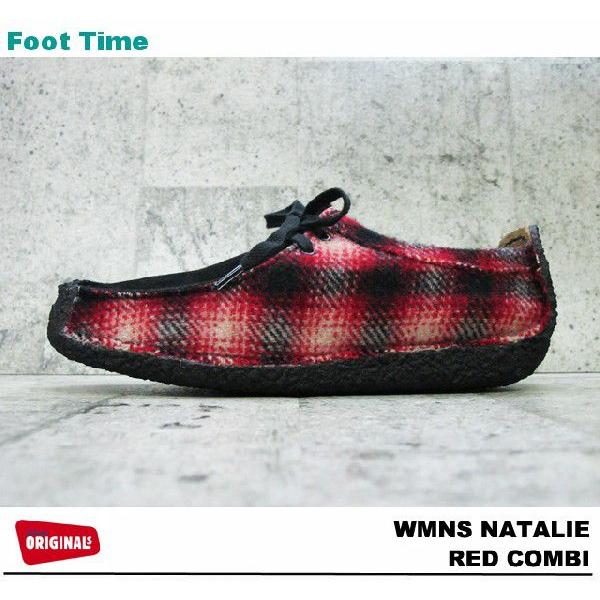 Clarks クラークス ナタリー RED COMBI SUEDE 20355879 : Foot