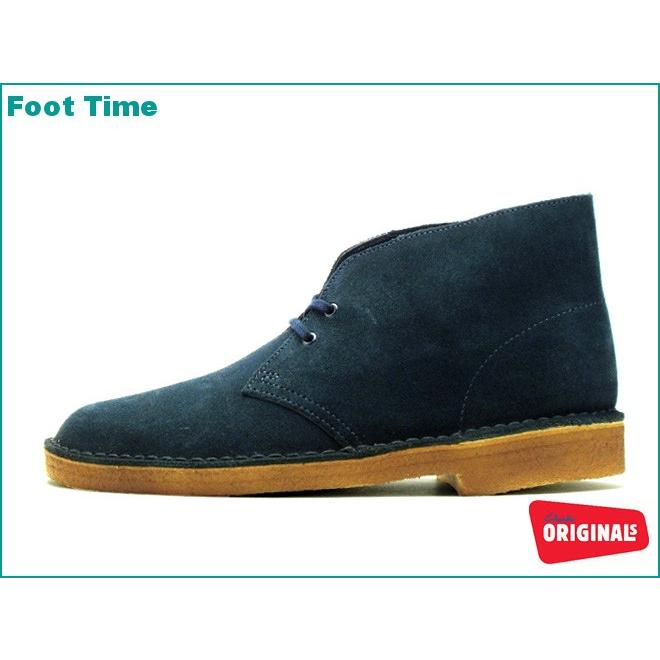 Clarks（クラークス） デザートブーツ ミッドナイトブルー スエード