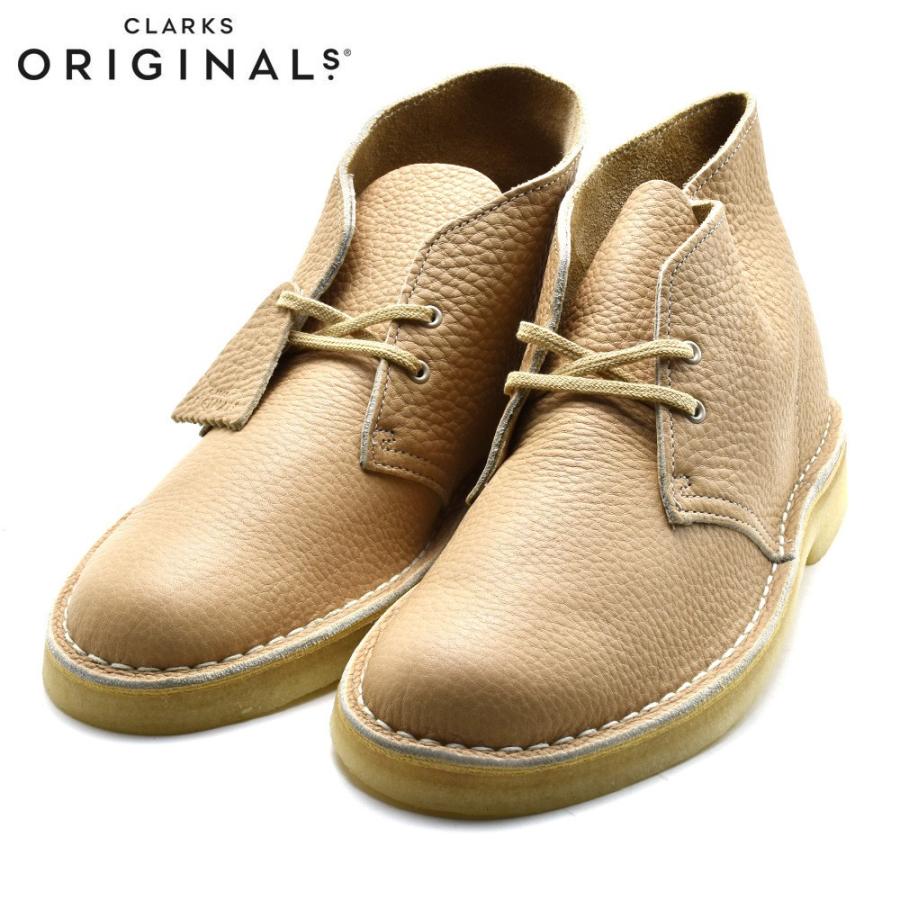 クラークス CLARKS DESERT BOOT OFF WHITE LEATHER 26144809 デザートブーツ オフホワイト レザー メンズ【送料無料】 Clarks（クラークス） デザートブーツ オフホワイト レザー 26144809