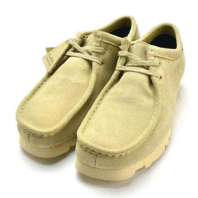 完全未使用クラークス ワラビー GORE-TEX UK6 メープルスエード 25