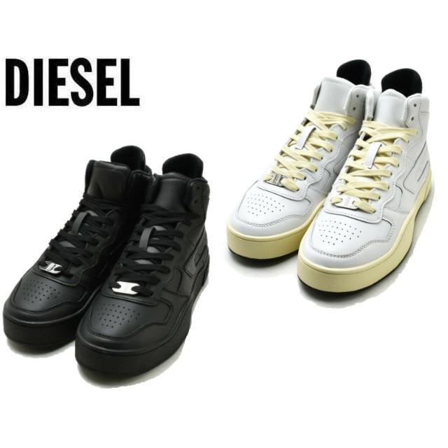 ディーゼル スニーカー メンズ ハイカット シューズ 靴 レザー DIESEL SUKIYO MID X di