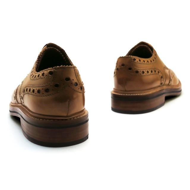 GRENSON（グレンソン） アーチー ウィングチップ タン カーフレザー 