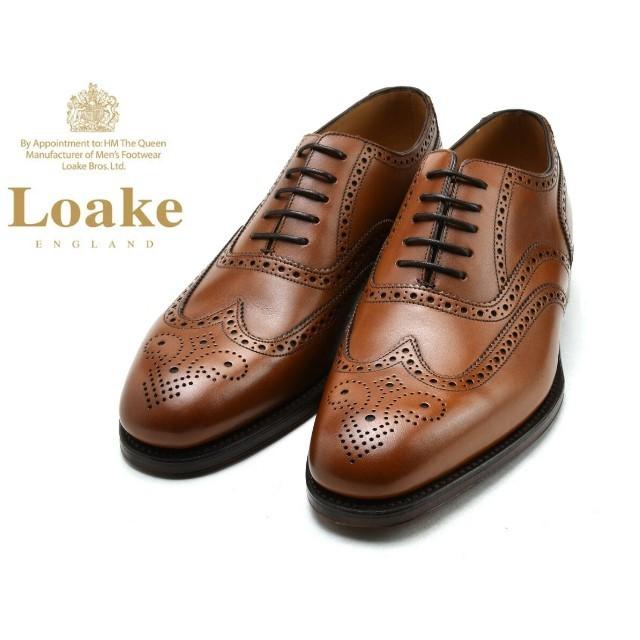 Loake ローク ウィングチップ BUCKINGHAM ブラウン メンズ ビジネス 