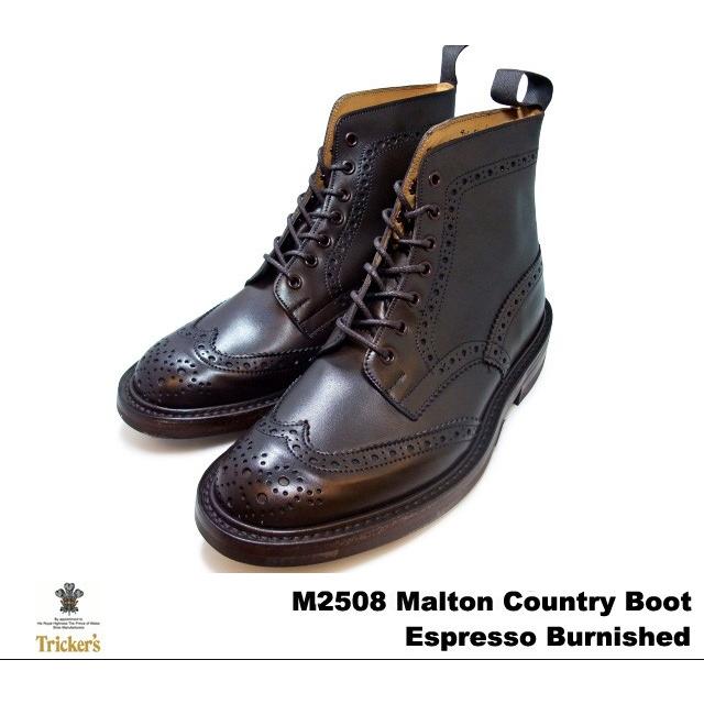 UK9.5 トリッカーズ カントリーブーツ MALTON STOW M2508 Tricker's