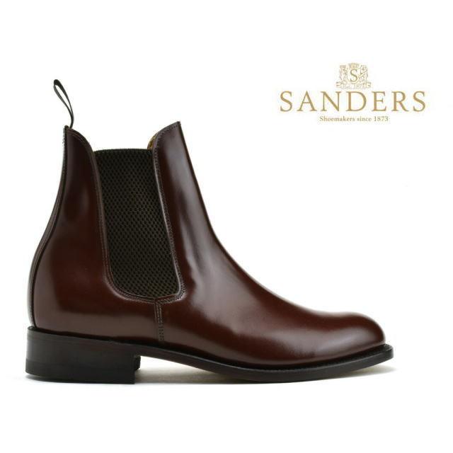 サンダース 靴 サイドゴアブーツ SANDERS 1864T ブラウン メンズ 