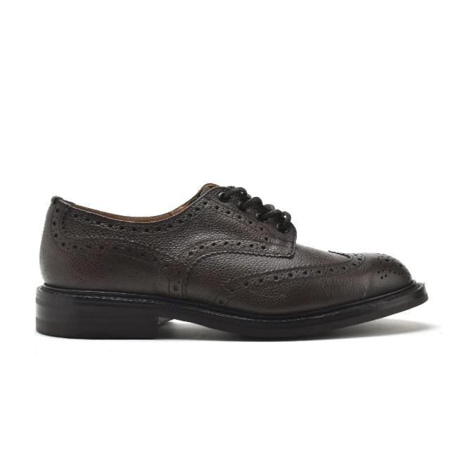 トリッカーズ バートン ウィングチップ カントリーブーツ m5633 Tricker's エスプレッソ スコッチグレインレザー ダイナイトソールの画像