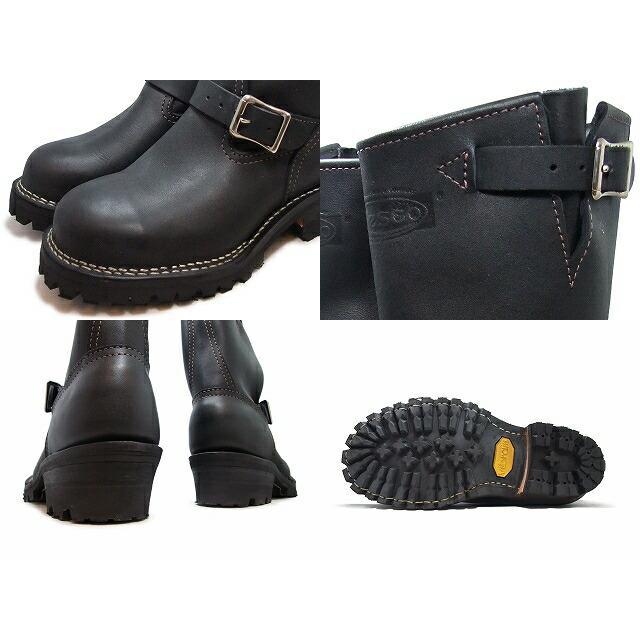 ウエスコ カスタム ボス エンジニアブーツ WESCO CUSTOM BOSS 7709100 9インチ BLACK BLACK ブラック ブラックソールの画像