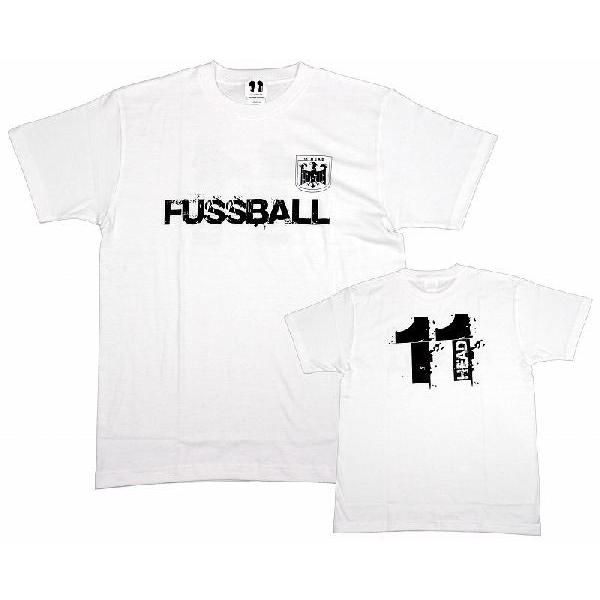 11HEAD　FUSSBAL-Tシャツ[ホワイト]【ワールドカップ関連】｜footballfan