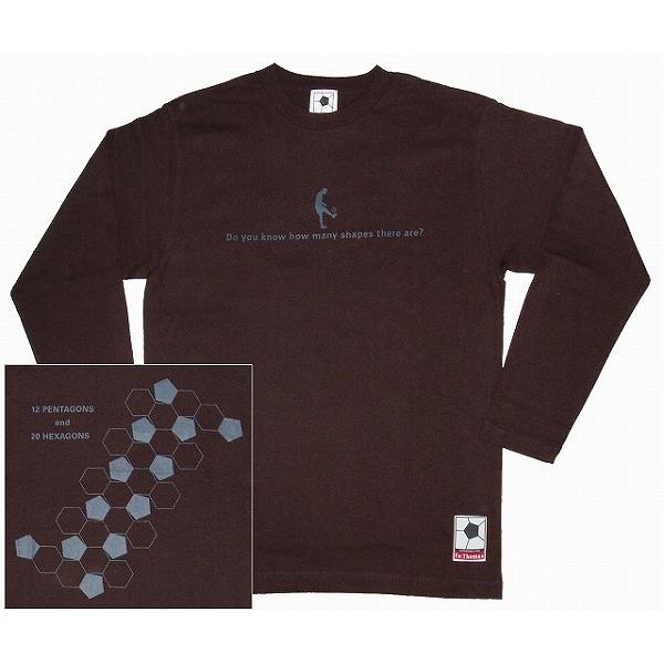 f.c. Thomas　「Kick the Football！」　長袖Tシャツ　チョコレートブラウン | 