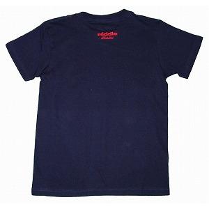 middle ロングパス（左利き用）　Tシャツ[ネイビー]｜footballfan｜02