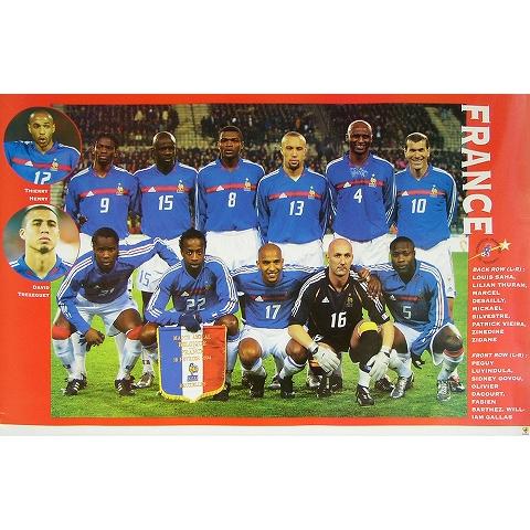 フランス代表（ユーロ2004）ポスター | 