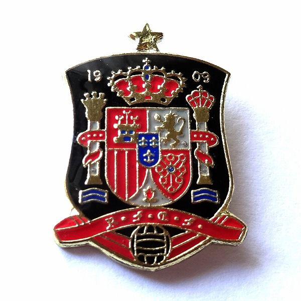 サッカーショップ Footballfanスペイン代表 ピンバッジ 使い勝手の良い