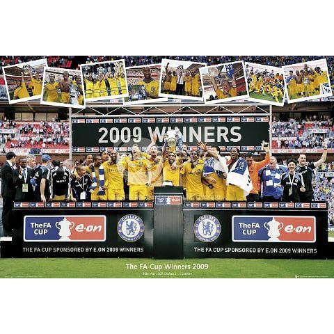 チェルシー FAカップ2009 優勝記念　ポスター｜footballfan