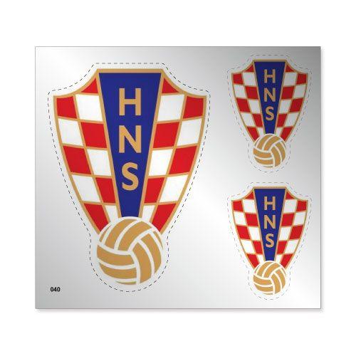 クロアチア代表 シルバーステッカー｜footballfan