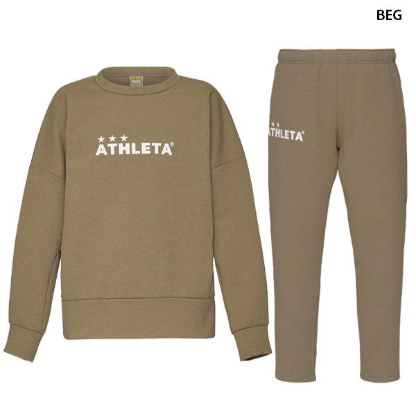 アスレタ JR スウェットシャツ パンツ ジュニア用 サッカー フットサル スウェット上下セット ATHLETA 03379J/03380J｜footballpark｜02