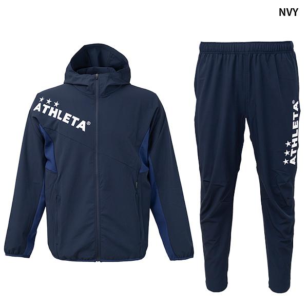 アスレタ ストレッチトレーニングジャケット パンツ 大人用 サッカー フットサル トレーニングウェア 上下セット ATHLETA 04157/04159｜footballpark｜03