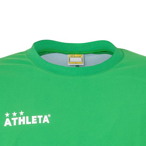 アスレタ ピステシャツ パンツ 上下セット 大人用 サッカー フットサル トレーニングウェア ジャージ  ATHLETA 18012-18013 KGR/BLKの画像