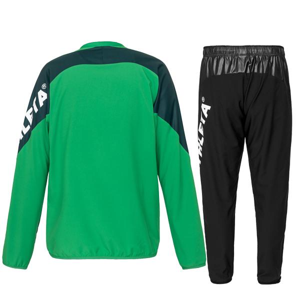 アスレタ ピステシャツ パンツ 上下セット ジュニア 子供用 サッカー フットサル トレーニングウェア ジャージ  ATHLETA 18012J-18013J KGR/BLK｜footballpark｜02