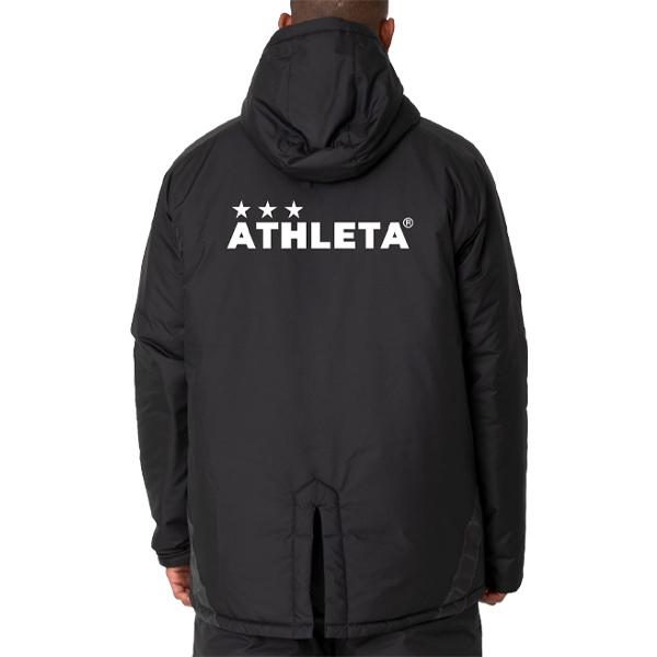 アスレタ 中綿ハーフコート パンツ 大人用 サッカー フットサル 中綿上下セット ATHLETA 18014/18015