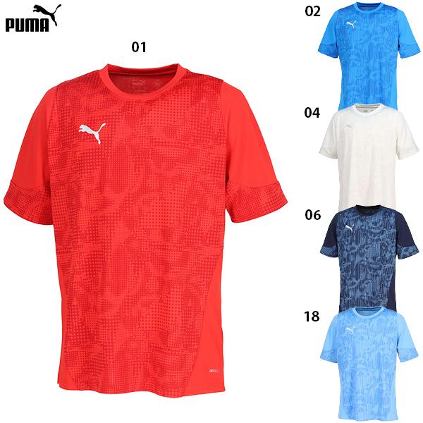 PUMA（プーマ） teamCUP トレーニング SSシャツ 大人用 サッカー 半袖 プラクティスシャツ puma 660213 ...