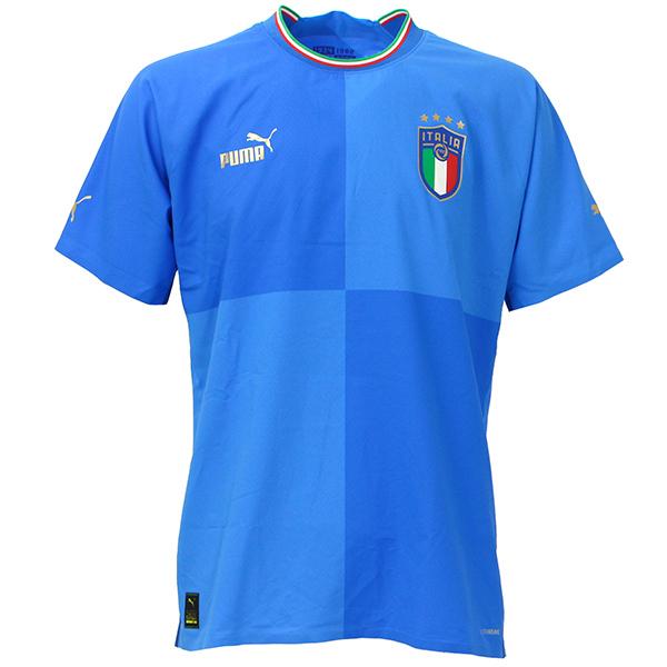 プーマ 22 イタリア代表 Figc ホーム Ss オーセンティックシャツ W T P 大人用 サッカー ユニフォーム Puma 01 Salenew大人気