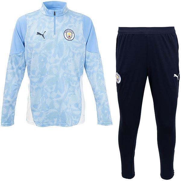 PUMA マンチェスターシティ トレーニングウェア 上下セット XL PUMA（プーマ） 25-26 MCFC マンチェスターシティ TR 1/4 ジップトップ