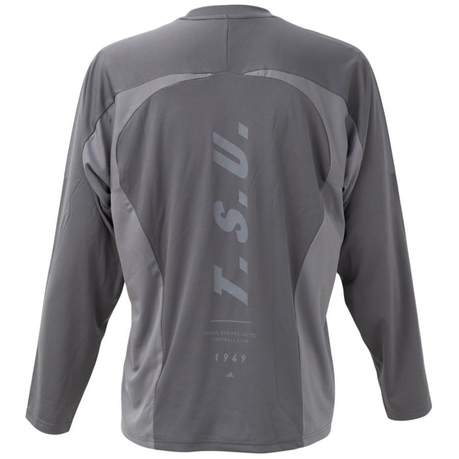 激レア】 アディダス 長袖 プラクティスシャツ　　Y2K adidas（アディダス） T.S.U ロングスリーブTシャツ 大人用 サッカー