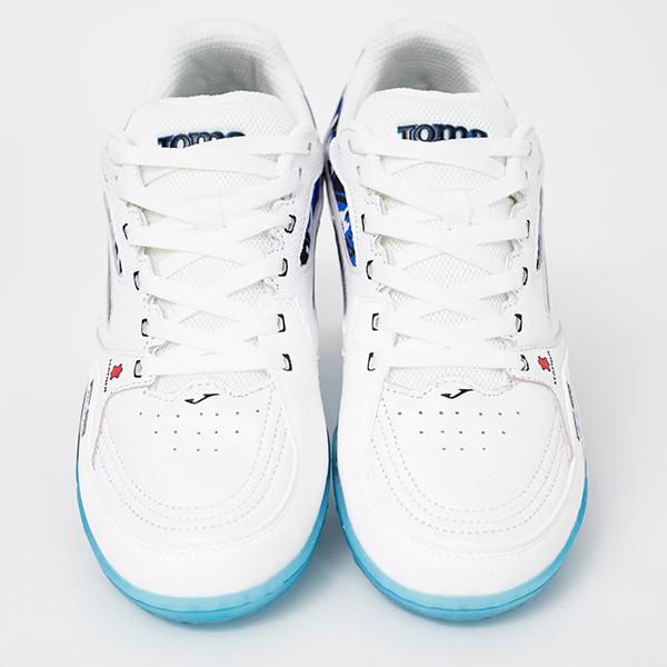 ホマ FS REACTIVE 2432 WHITE BLUE TURF 大人用 フットサルシューズ 人工芝用 Joma FSW2432TF-WHTBLU ホマ FS REACTIVE 2432 WHITE BLUE TURF 大人用 フットサルシューズ 人工芝用 Joma FSW2432TF-WHTBLU