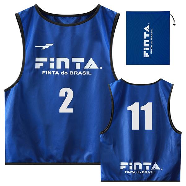 FINTA（フィンタ） ビブス10枚セット 2〜11の番号付き 大人用 サッカー