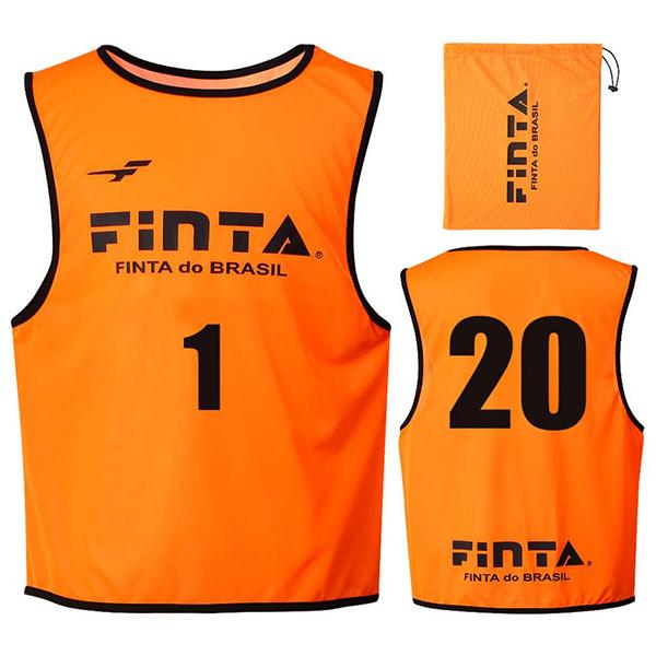 FINTA（フィンタ） ビブス20枚セット 1〜20の番号付き 大人用 サッカー