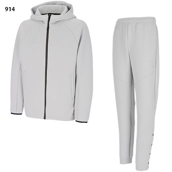 hummel（ヒュンメル） スウェットフルジップフーディー&パンツ 大人用