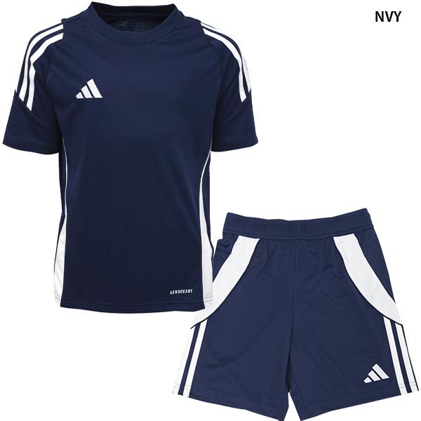 アディダス キッズ TIRO24 トレーニングジャージー マッチショーツ ジュニア用 サッカー プラクティス上下セット adidas HEJ07/KOC32｜footballpark｜03