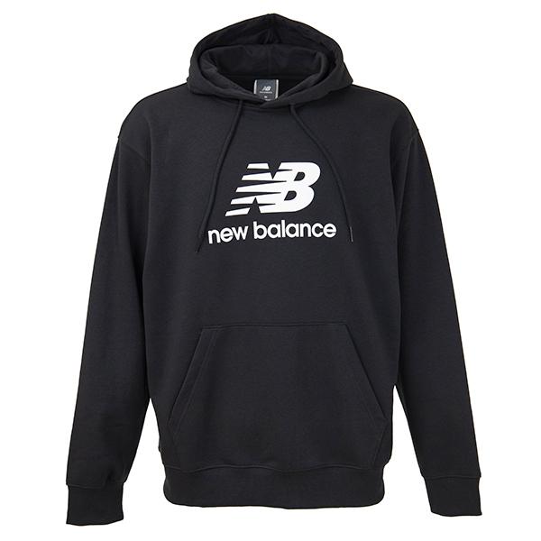 New Balance（ニューバランス） Sport Essentials Stacked Logo スウェットフーディ 大人用 スウェット ...
