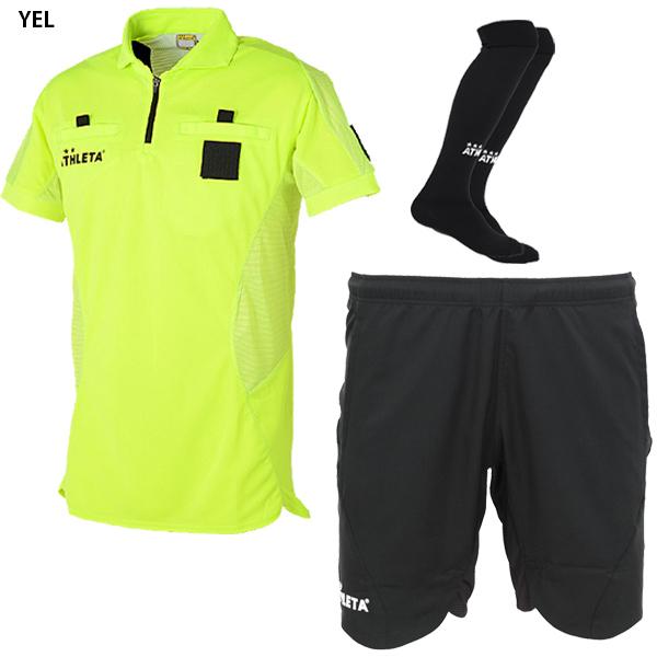 ATHLETA PENALTY サッカーウェア 3点セット L 楽天市場】アスレタ レフリーウェア 3点セット サッカー 審判着
