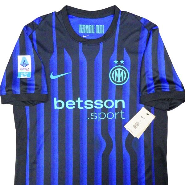 即発送可】インテル 25/26 公式ユニフォーム ホーム 半袖