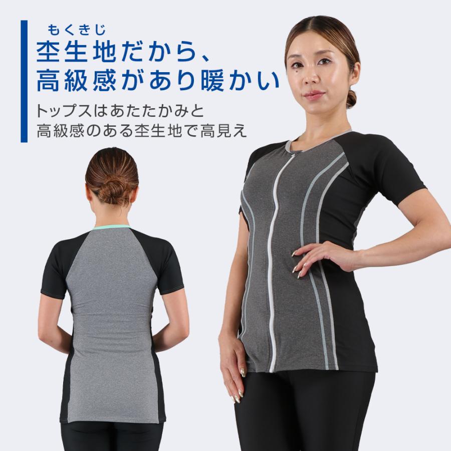 FOOTMARK（フットマーク） フィットネス水着 レディース ロング丈 体型