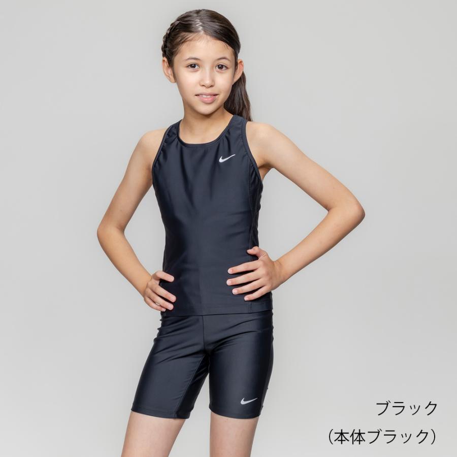 【NIKE SWIM公式】ナイキ SS26 ガールズセパレーツ 1991126 nike 水泳 女子水着 スイミング スクール プール 女の子　120 130 140 150 160 170 フットマークの画像