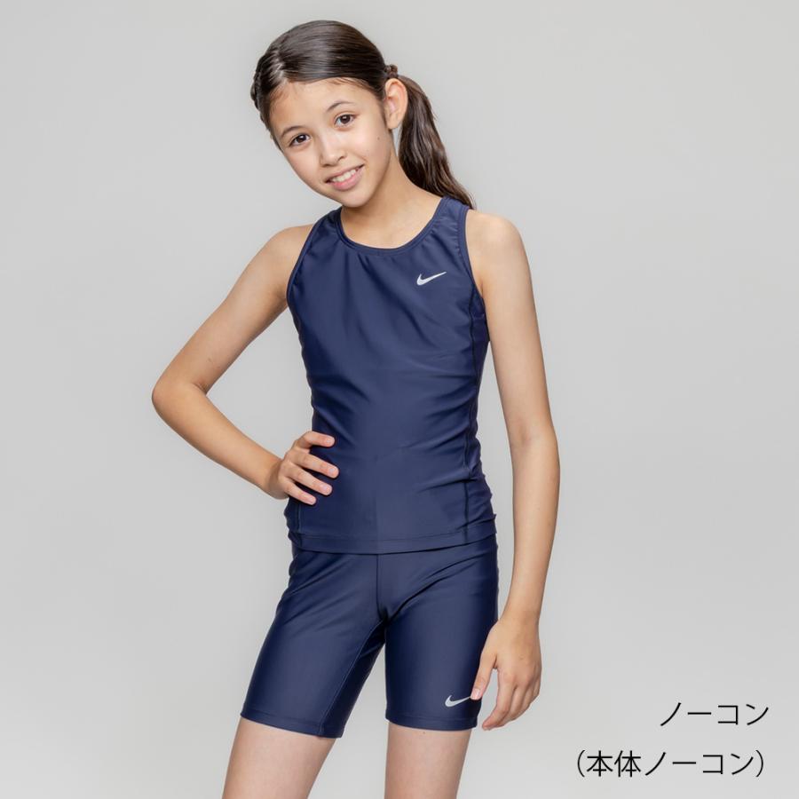 【NIKE SWIM公式】ナイキ SS26 ガールズセパレーツ 1991126 nike 水泳 女子水着 スイミング スクール プール 女の子　120 130 140 150 160 170 フットマークの画像