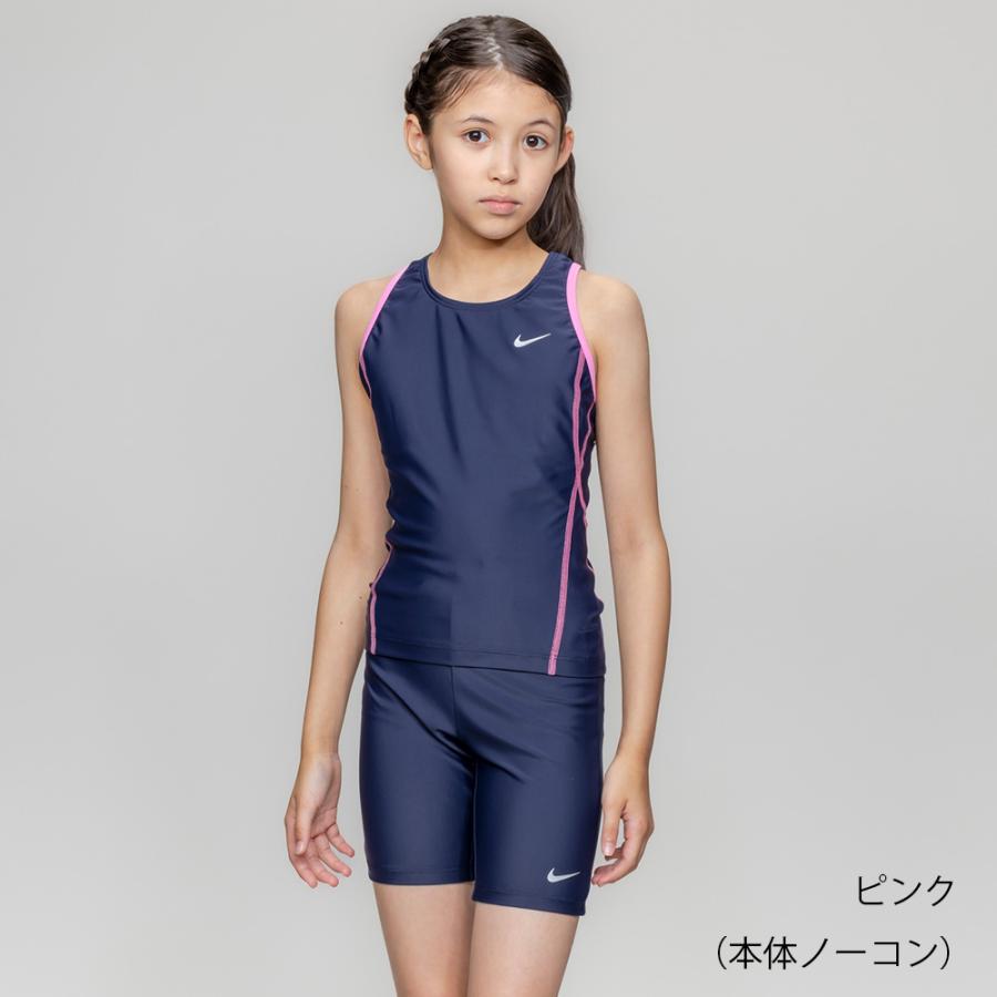 【NIKE SWIM公式】ナイキ SS26 ガールズセパレーツ 1991126 nike 水泳 女子水着 スイミング スクール プール 女の子　120 130 140 150 160 170 フットマークの画像
