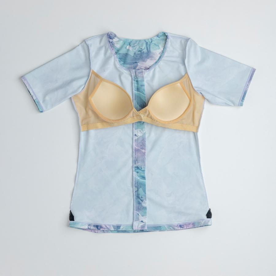 NIKE（ナイキ） 【NIKE SWIM公式】ナイキ SP25 総柄ジップ付き半袖