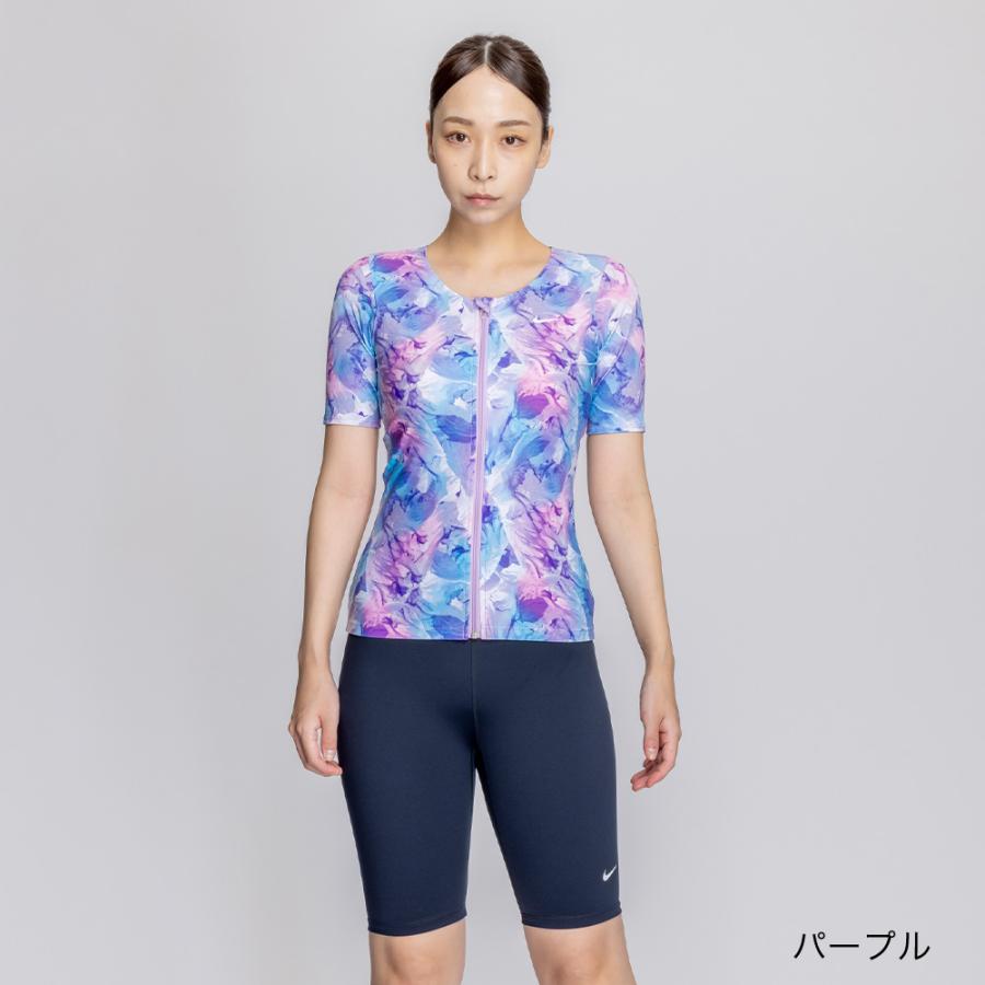 NIKE（ナイキ） 【NIKE SWIM公式】ナイキ SP25 総柄ジップ付き半袖