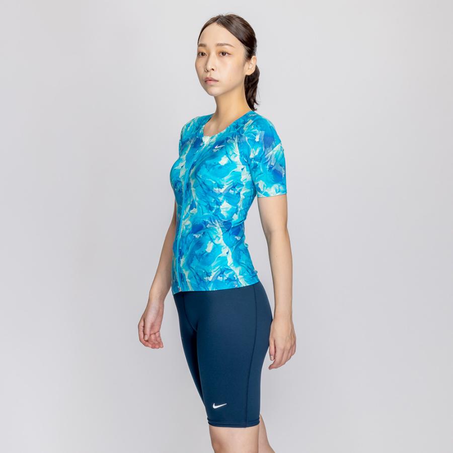 NIKE（ナイキ） 【NIKE SWIM公式】ナイキ SP25 総柄ジップ付き半袖