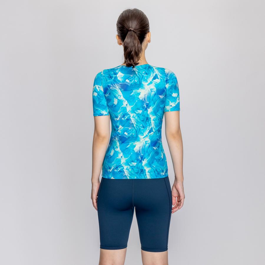 NIKE（ナイキ） 【NIKE SWIM公式】ナイキ SP25 総柄ジップ付き半袖