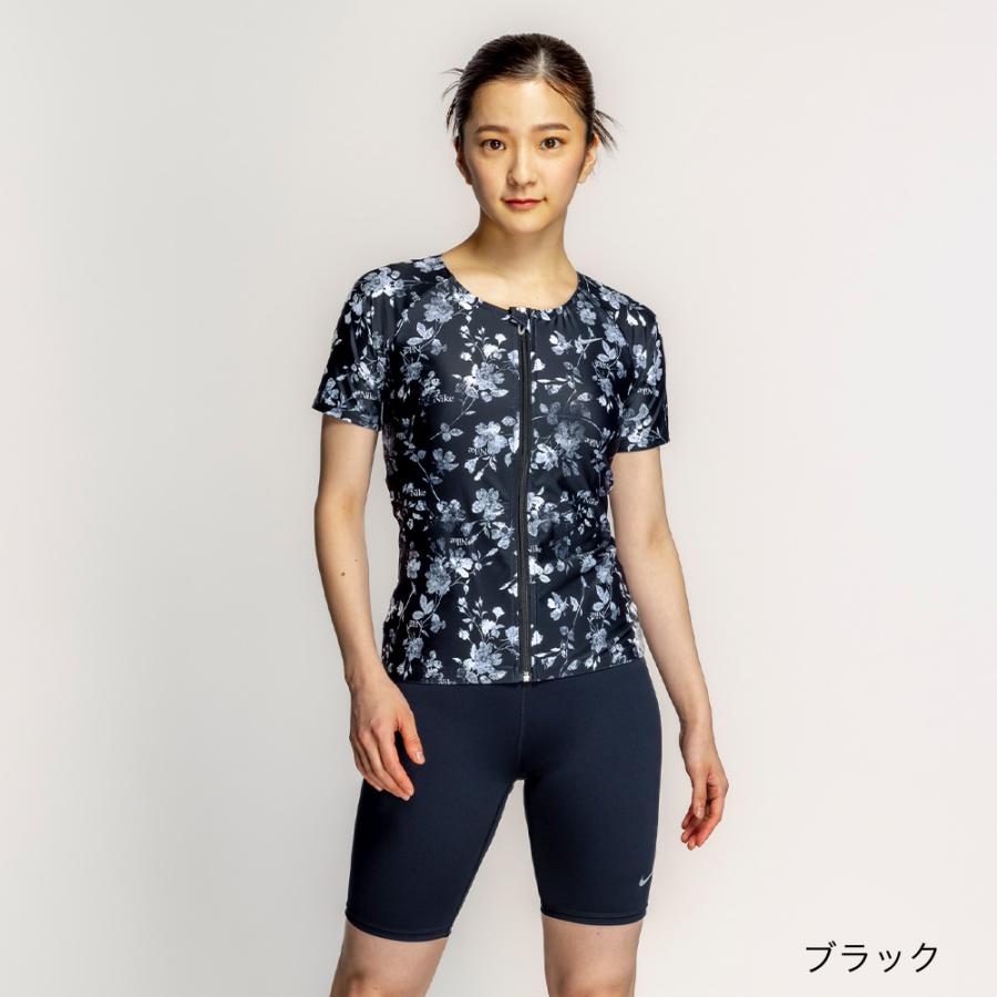 NIKE（ナイキ） 【NIKE SWIM公式】ナイキ FA25 総柄ジップ付き半袖