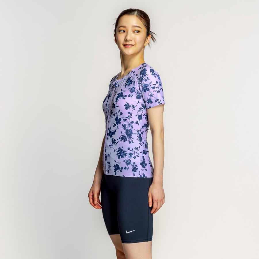 NIKE（ナイキ） 【NIKE SWIM公式】ナイキ FA25 総柄ジップ付き半袖