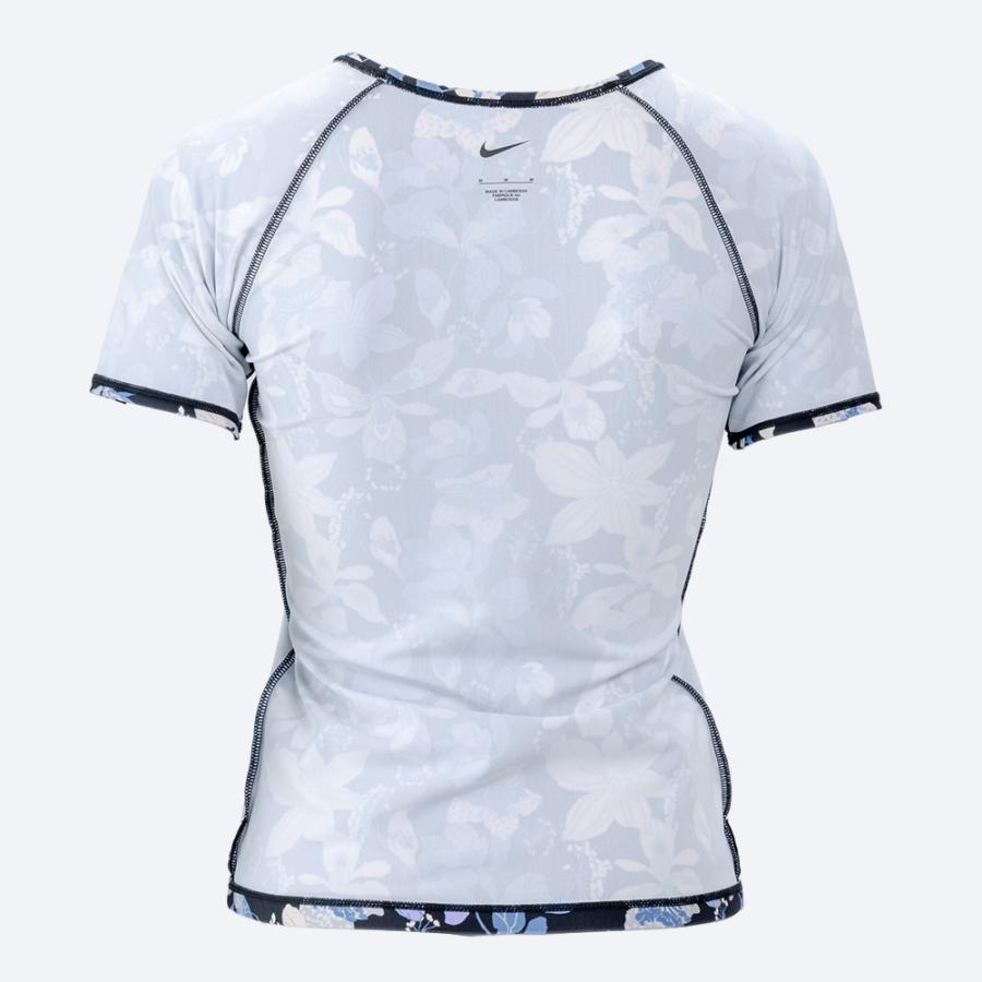 【NIKE SWIM公式】ナイキ SS26 半袖ジップ付きプリントセパレーツ（フラワー） 2993160 水泳 レディース水着 スイミング 女性 ブランド 体型カバー フットマーク_14
